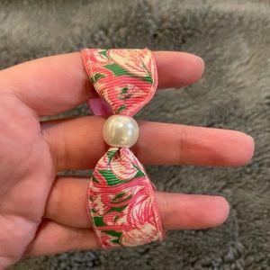 Lilly pulitzer inspired bracelet handmade